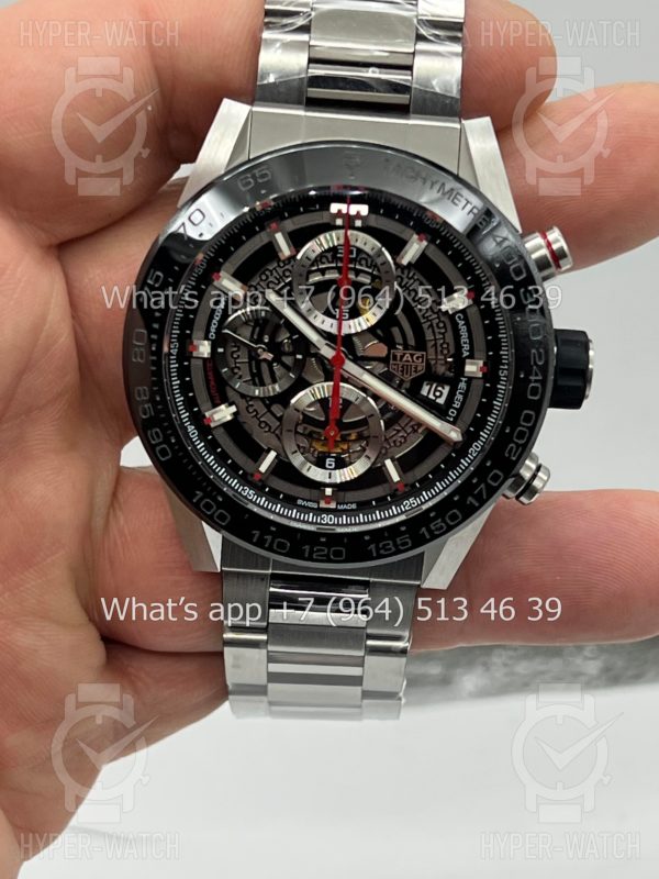 Фото 11 - TAG Heuer Carrera 43mm CAR2A1W.BA070