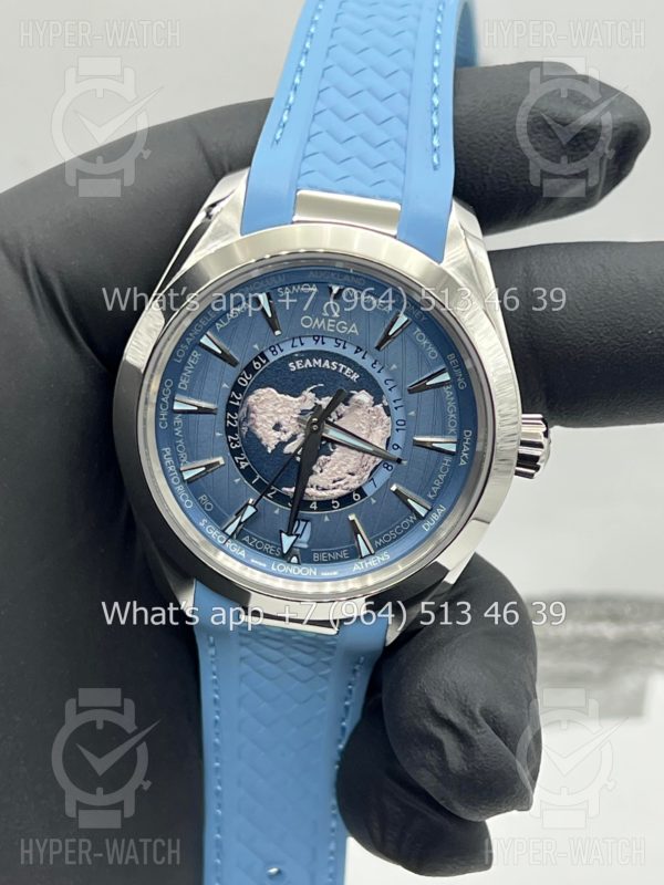 Фото 9 - Omega Seamaster Aqua Terra 150M 220.12.43.22.03.002 Worldtimer Steel