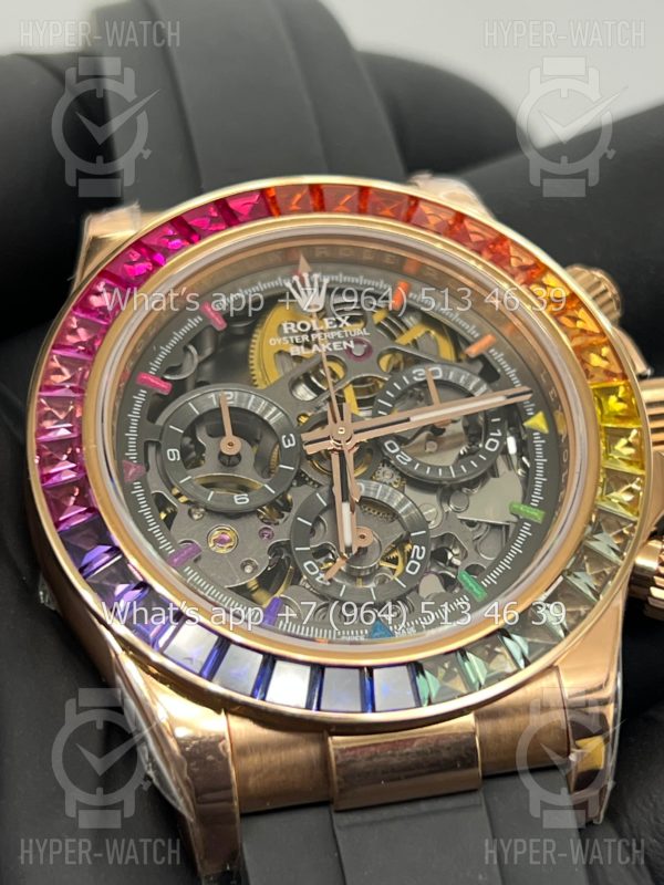 Товар Rolex Cosmograph Daytona 40mm Blaken Skeleton Gold Art 10627 Фото 5 - Rolex Cosmograph Daytona 40mm Blaken Skeleton Gold Art 10627