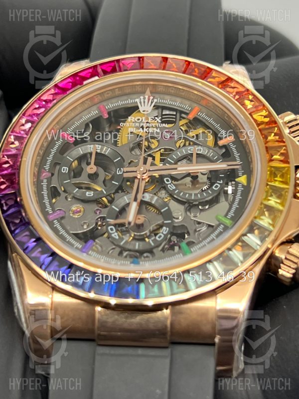 Товар Rolex Cosmograph Daytona 40mm Blaken Skeleton Gold Art 10627 Фото 8 - Rolex Cosmograph Daytona 40mm Blaken Skeleton Gold Art 10627
