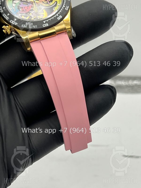 Фото 10 - Rolex Cosmograph Daytona 40mm Blaken Skeleton Pink Art 10626