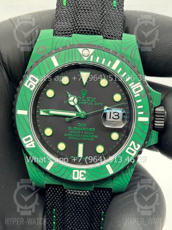 Фото 3 - Rolex Submariner 40mm Carbon DIW Green