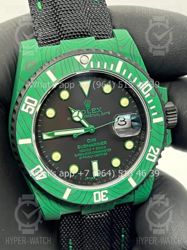 Фото 4 - Rolex Submariner 40mm Carbon DIW Green