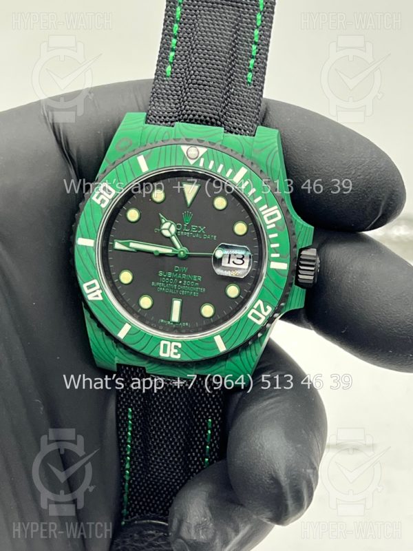 Фото 5 - Rolex Submariner 40mm Carbon DIW Green