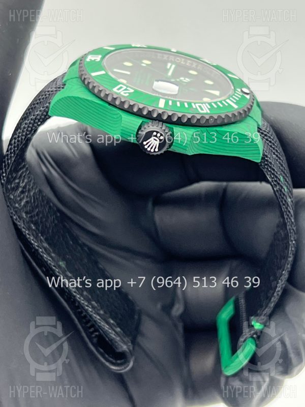Фото 13 - Rolex Submariner 40mm Carbon DIW Green