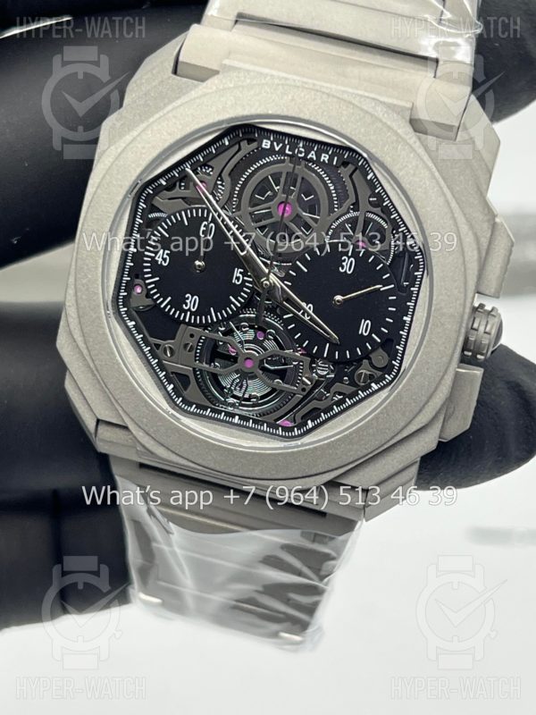 Фото 6 - Bvlgari Octo Finissimo Skeleton Art 10494
