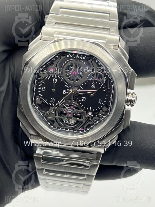 Фото 8 - Bvlgari Octo Finissimo Skeleton Art 10498