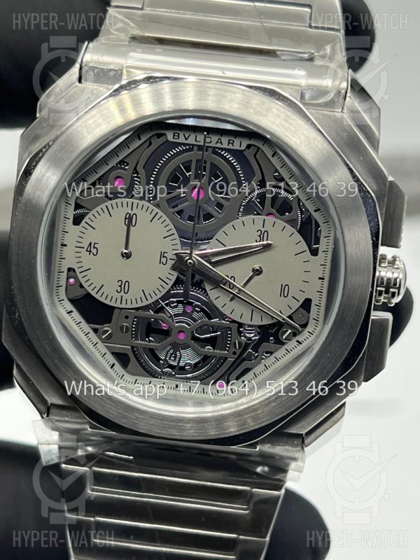 Фото 6 - Bvlgari Octo Finissimo Skeleton Art 10502