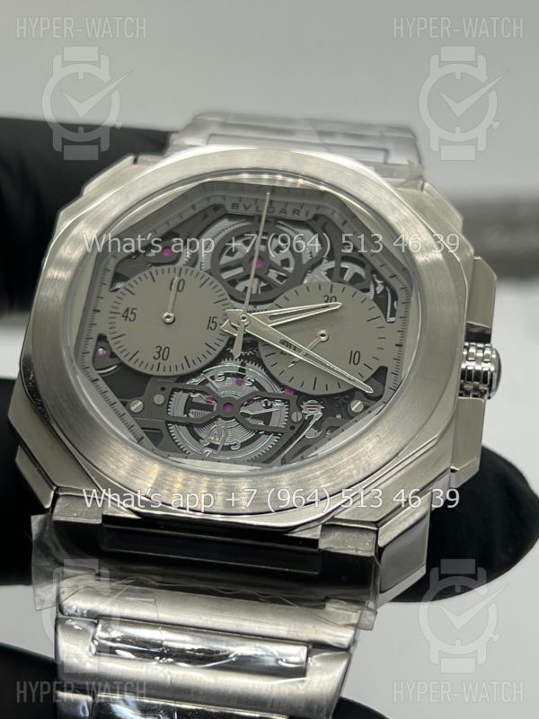 Фото 7 - Bvlgari Octo Finissimo Skeleton Art 10502