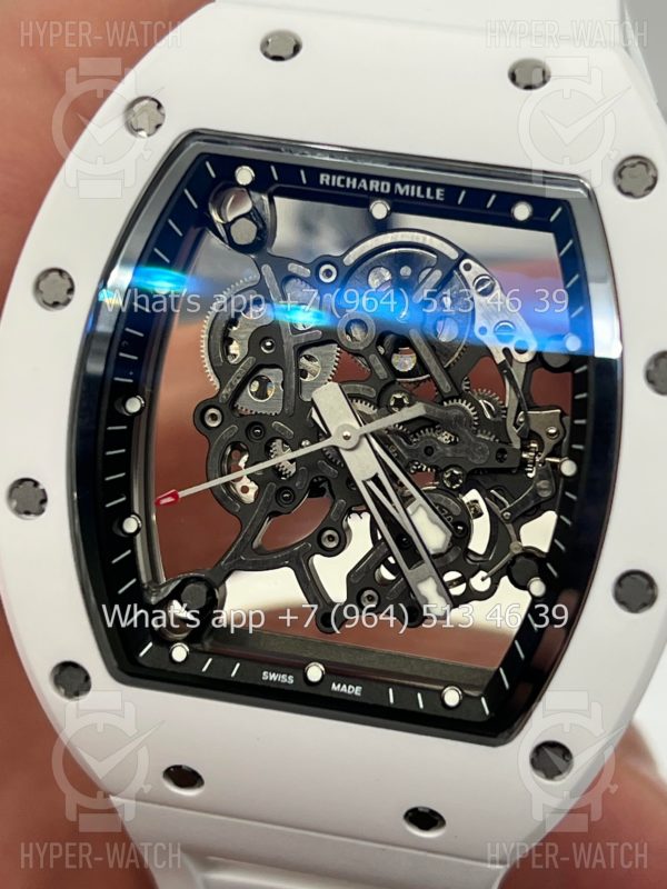 Фото 2 - Richard Mille RM 055 White Bubba Watson Ceramic Art 10563