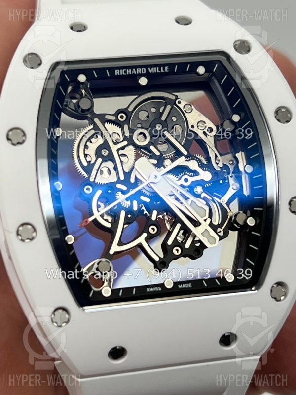 Фото 4 - Richard Mille RM 055 White Bubba Watson Ceramic Art 10563
