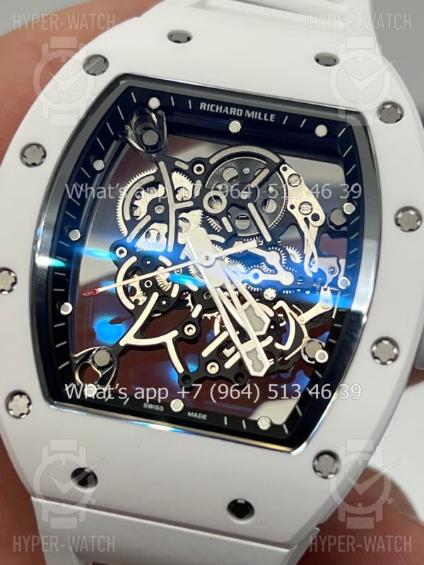Фото 5 - Richard Mille RM 055 White Bubba Watson Ceramic Art 10563