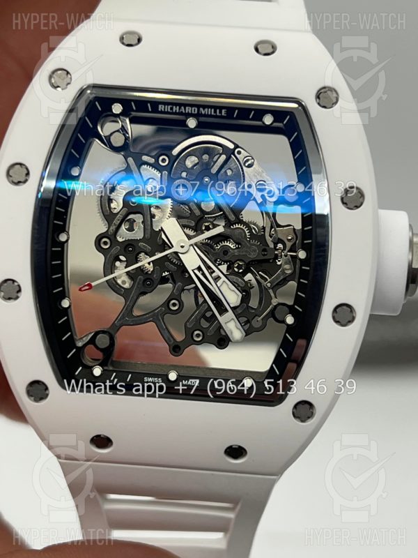 Фото 7 - Richard Mille RM 055 White Bubba Watson Ceramic Art 10563