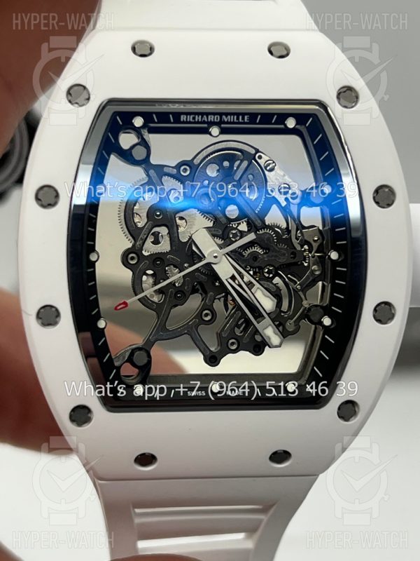 Фото 9 - Richard Mille RM 055 White Bubba Watson Ceramic Art 10563