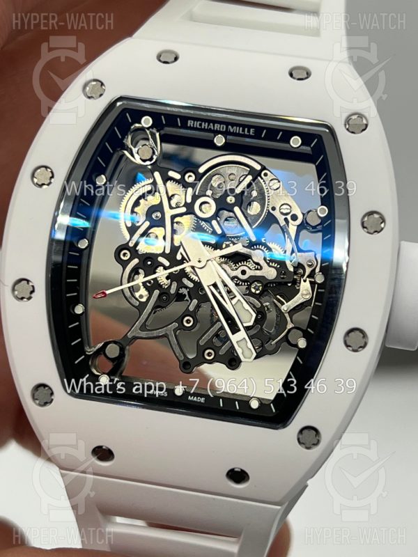 Фото 10 - Richard Mille RM 055 White Bubba Watson Ceramic Art 10563