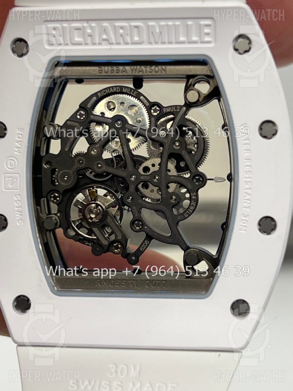 Фото 17 - Richard Mille RM 055 White Bubba Watson Ceramic Art 10563