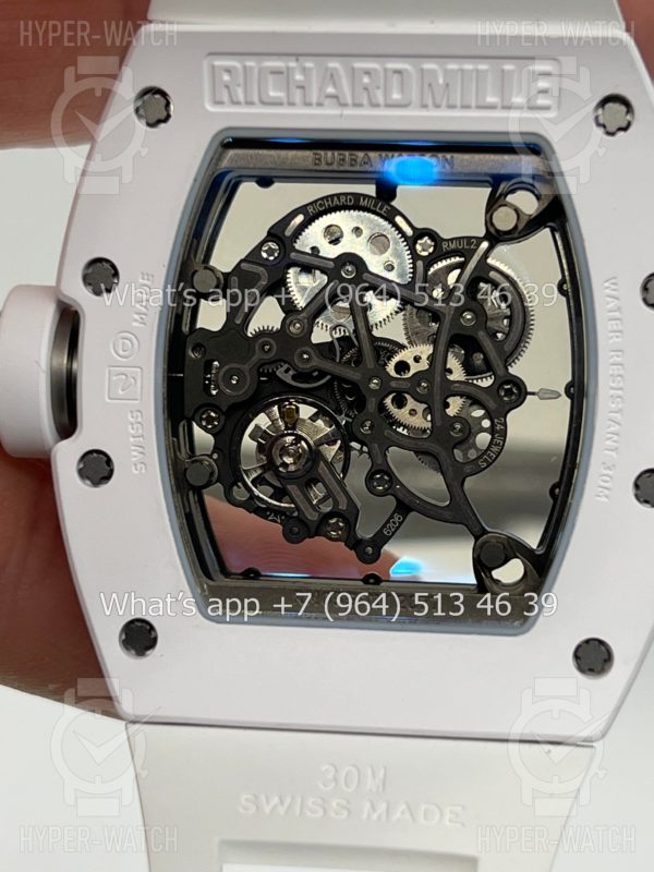 Фото 20 - Richard Mille RM 055 White Bubba Watson Ceramic Art 10563