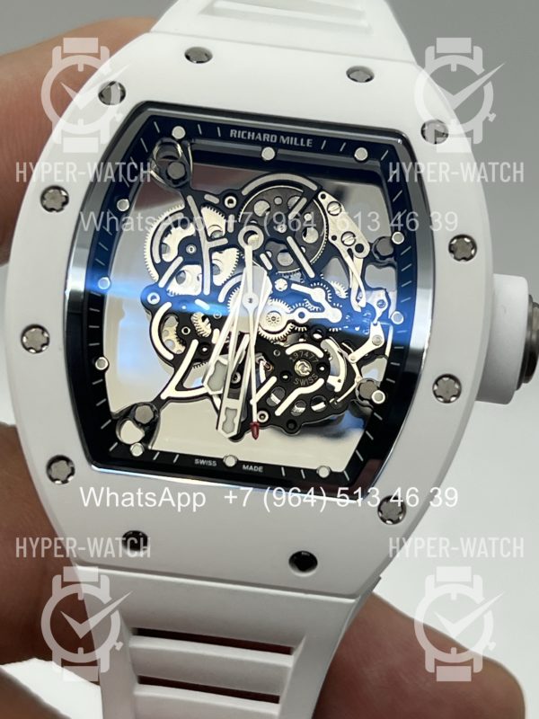 Товар Richard Mille RM 055 White Bubba Watson Ceramic Art 10585 Фото 2 - Richard Mille RM 055 White Bubba Watson Ceramic Art 10585