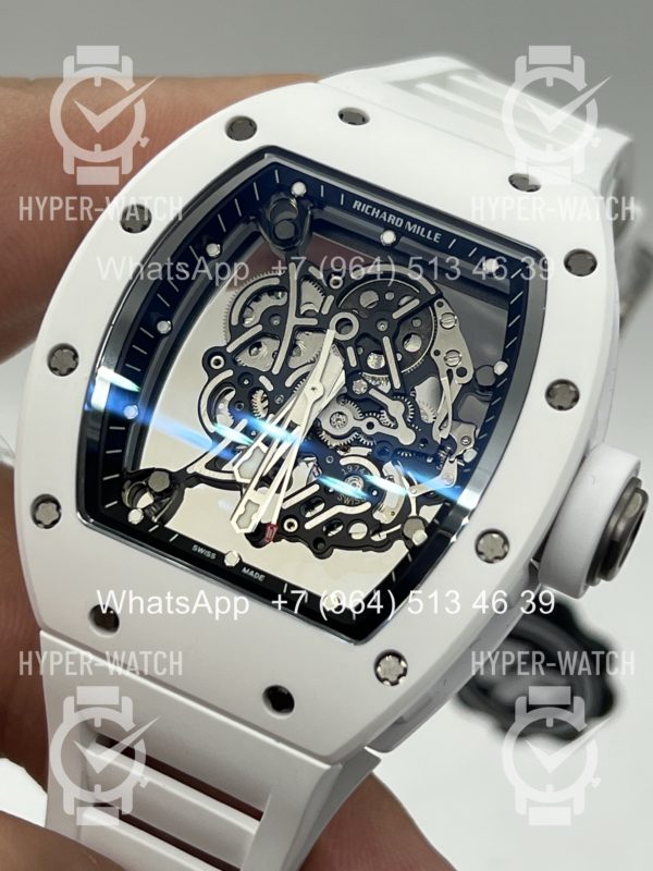 Товар Richard Mille RM 055 White Bubba Watson Ceramic Art 10585 Фото 3 - Richard Mille RM 055 White Bubba Watson Ceramic Art 10585