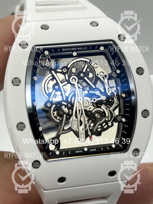 Товар Richard Mille RM 055 White Bubba Watson Ceramic Art 10585 Фото 5 - Richard Mille RM 055 White Bubba Watson Ceramic Art 10585