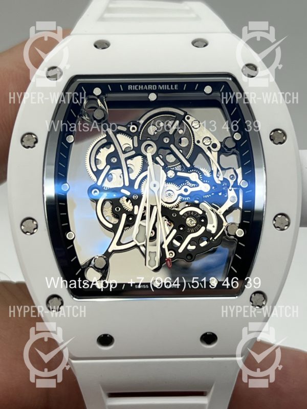 Товар Richard Mille RM 055 White Bubba Watson Ceramic Art 10585 Фото 6 - Richard Mille RM 055 White Bubba Watson Ceramic Art 10585