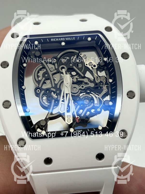 Товар Richard Mille RM 055 White Bubba Watson Ceramic Art 10585 Фото 8 - Richard Mille RM 055 White Bubba Watson Ceramic Art 10585