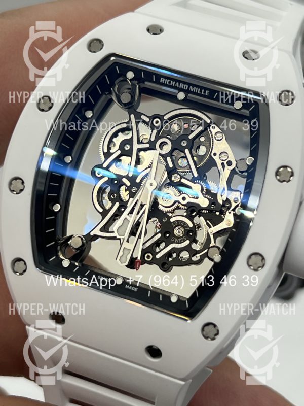 Товар Richard Mille RM 055 White Bubba Watson Ceramic Art 10585 Фото 10 - Richard Mille RM 055 White Bubba Watson Ceramic Art 10585