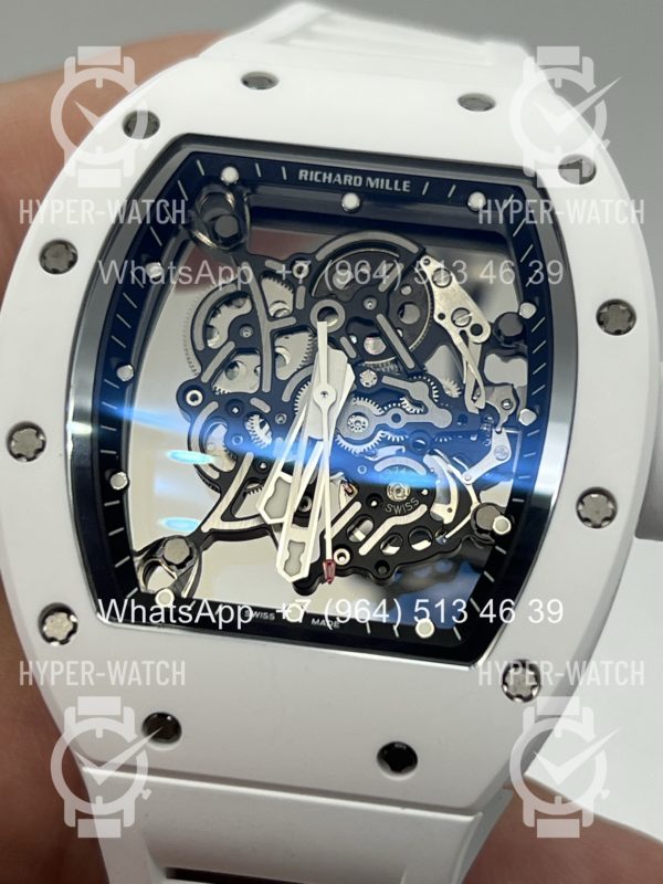 Товар Richard Mille RM 055 White Bubba Watson Ceramic Art 10585 Фото 11 - Richard Mille RM 055 White Bubba Watson Ceramic Art 10585