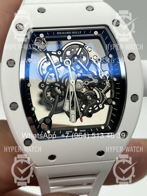 Товар Richard Mille RM 055 White Bubba Watson Ceramic Art 10585 Фото 12 - Richard Mille RM 055 White Bubba Watson Ceramic Art 10585