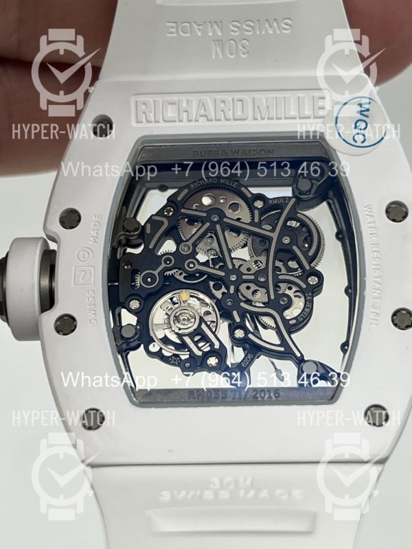 Товар Richard Mille RM 055 White Bubba Watson Ceramic Art 10585 Фото 24 - Richard Mille RM 055 White Bubba Watson Ceramic Art 10585