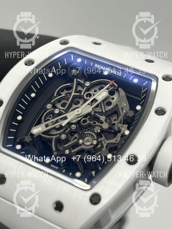 Товар Richard Mille RM 055 White Bubba Watson Ceramic Art 10600 Фото 5 - Richard Mille RM 055 White Bubba Watson Ceramic Art 10600
