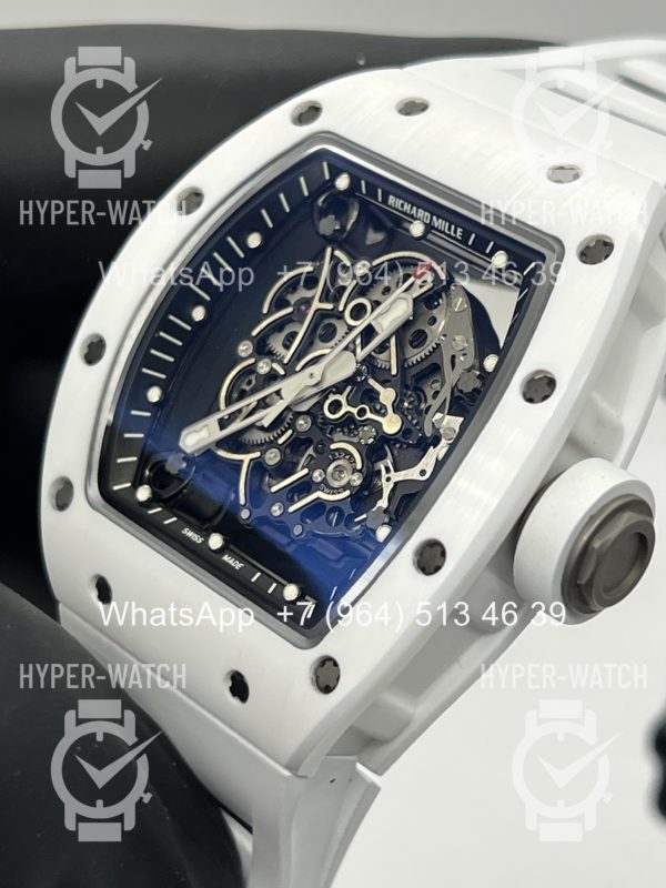 Товар Richard Mille RM 055 White Bubba Watson Ceramic Art 10600 Фото 14 - Richard Mille RM 055 White Bubba Watson Ceramic Art 10600