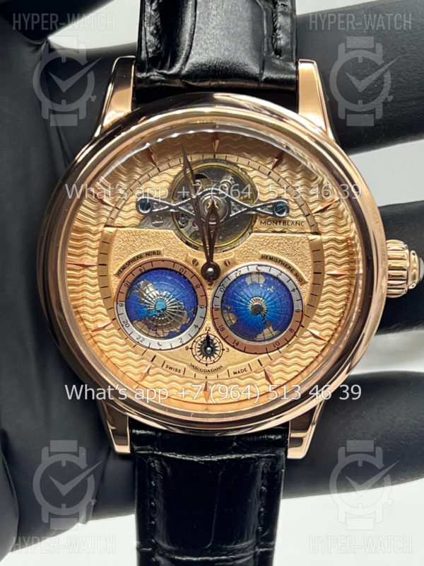 Фото 2 - Montblanc Collection Villeret Tourbillon Cylindrique NightSky Geospheres 44mm Art 10752