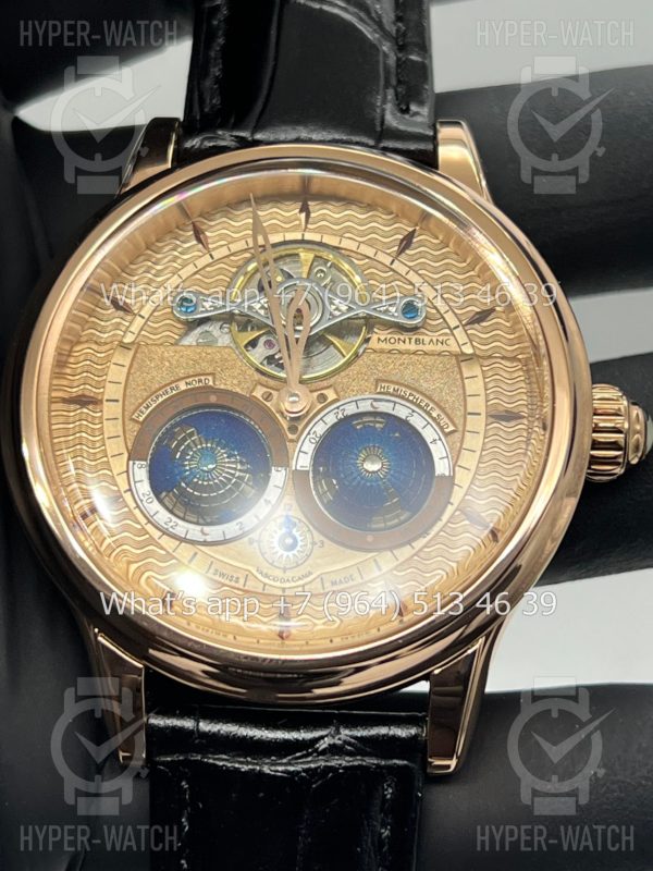 Фото 5 - Montblanc Collection Villeret Tourbillon Cylindrique NightSky Geospheres 44mm Art 10752