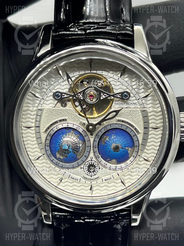 Фото 2 - Montblanc Collection Villeret Tourbillon Cylindrique NightSky Geospheres 44mm Art 10750