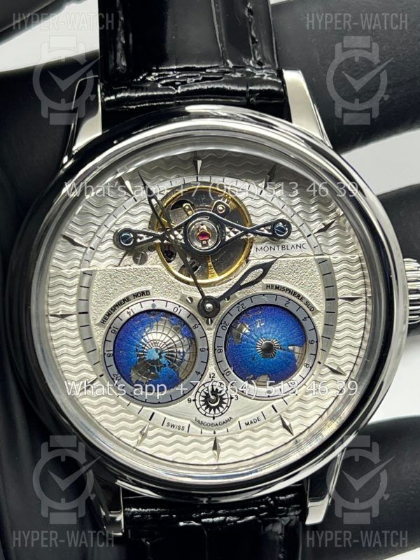 Фото 6 - Montblanc Collection Villeret Tourbillon Cylindrique NightSky Geospheres 44mm Art 10750