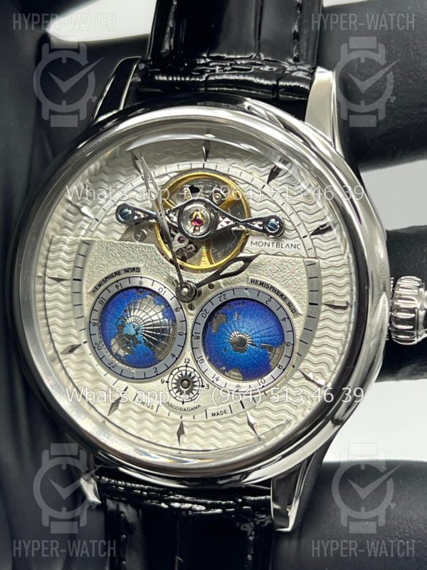 Фото 7 - Montblanc Collection Villeret Tourbillon Cylindrique NightSky Geospheres 44mm Art 10750