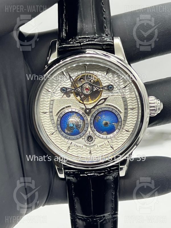 Фото 8 - Montblanc Collection Villeret Tourbillon Cylindrique NightSky Geospheres 44mm Art 10750