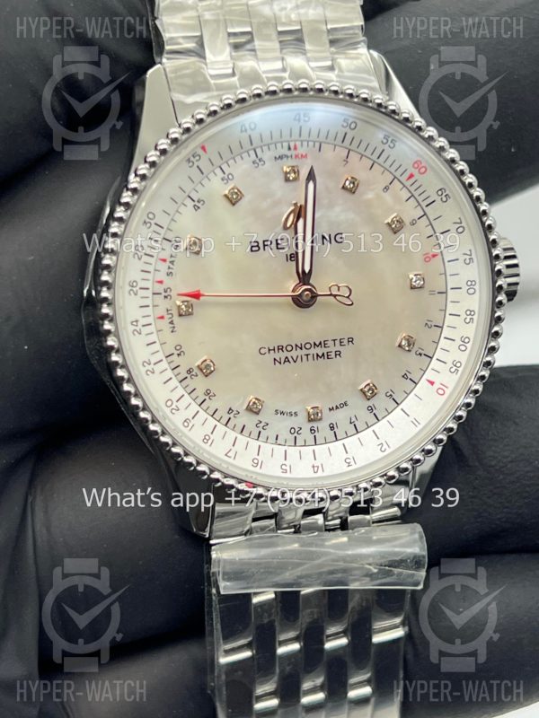 Товар Breitling Navitimer 35mm A17395211A1A1 Pearl Фото 5 - Breitling Navitimer 35mm A17395211A1A1 Pearl