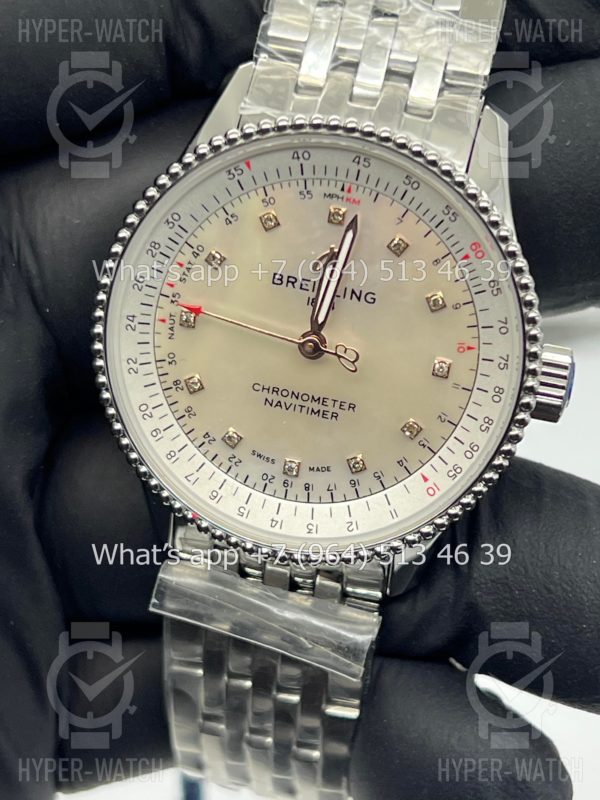 Товар Breitling Navitimer 35mm A17395211A1A1 Pearl Фото 6 - Breitling Navitimer 35mm A17395211A1A1 Pearl