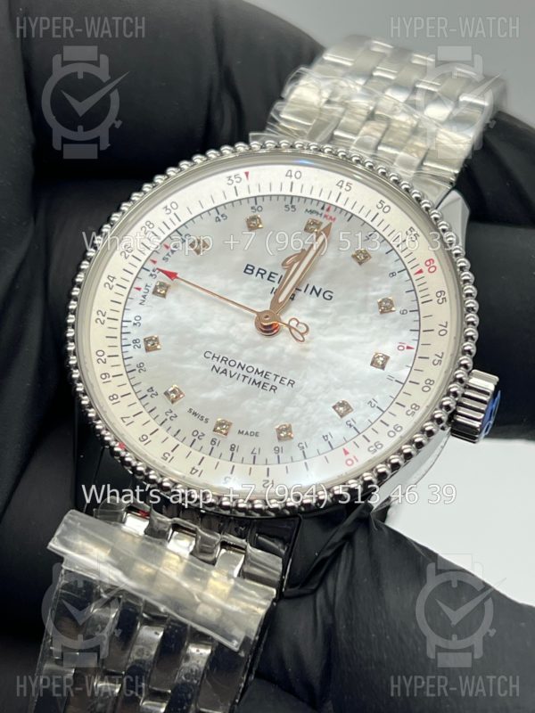 Товар Breitling Navitimer 35mm A17395211A1A1 Pearl Фото 7 - Breitling Navitimer 35mm A17395211A1A1 Pearl