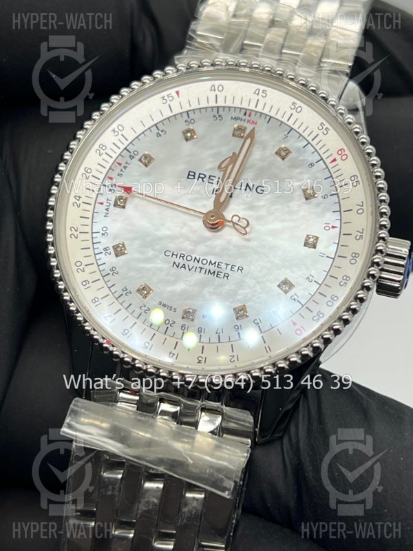 Товар Breitling Navitimer 35mm A17395211A1A1 Pearl Фото 8 - Breitling Navitimer 35mm A17395211A1A1 Pearl
