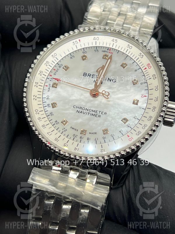 Товар Breitling Navitimer 35mm A17395211A1A1 Pearl Фото 9 - Breitling Navitimer 35mm A17395211A1A1 Pearl