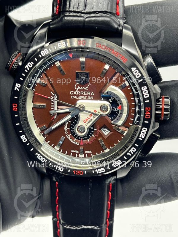 Товар Tag Heuer Grand Carrera 43mm Art 10738 Фото 2 - Tag Heuer Grand Carrera 43mm Art 10738