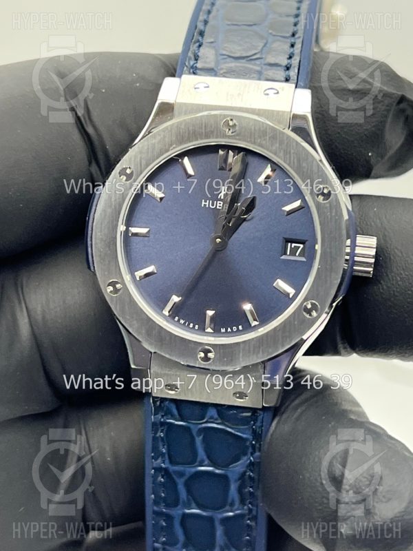 Фото 2 - Hublot Classic Fusion 33mm 581.NX.7170.RX Blue Steel