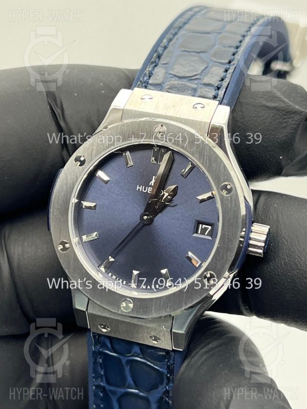 Фото 3 - Hublot Classic Fusion 33mm 581.NX.7170.RX Blue Steel