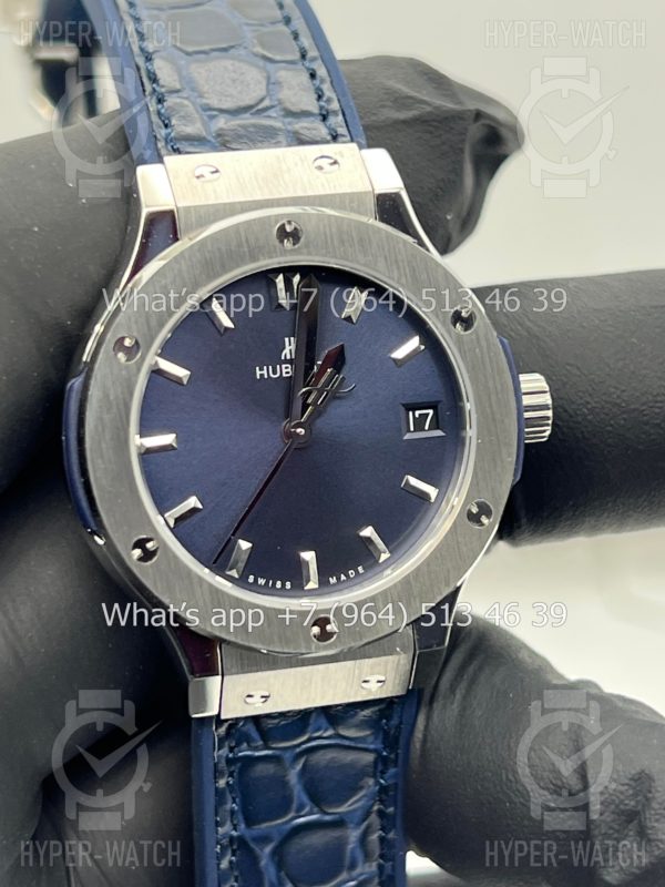 Фото 4 - Hublot Classic Fusion 33mm 581.NX.7170.RX Blue Steel