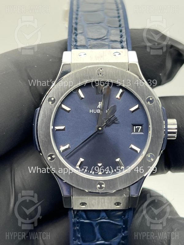 Фото 5 - Hublot Classic Fusion 33mm 581.NX.7170.RX Blue Steel