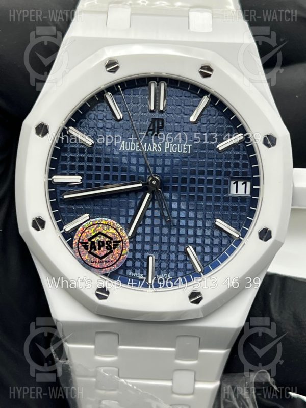 Товар Audemars Piguet Royal Oak 41mm 15500ST White Ceramic Фото 2 - Audemars Piguet Royal Oak 41mm 15500ST White Ceramic
