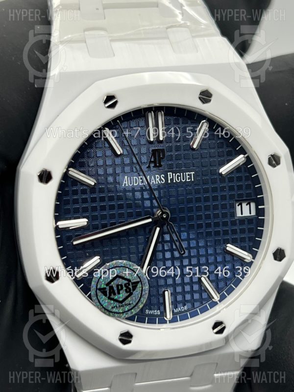 Товар Audemars Piguet Royal Oak 41mm 15500ST White Ceramic Фото 9 - Audemars Piguet Royal Oak 41mm 15500ST White Ceramic
